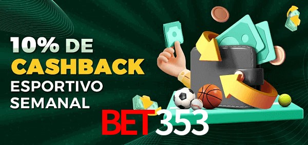 10% de bônus de cashback na bet353